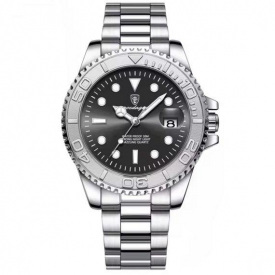 Чоловічий наручний годинник Poedagar Pilot Сріблястий (2366696188)