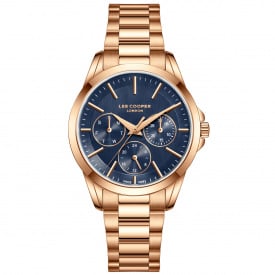 Наручний годинник жіночі Lee Cooper Korsica Рожеве золото (3428)