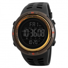 Часы наручные мужские Skmei 1251 Brown Gold 1251GD (12294-hbr)