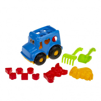 Сортер-автобус Бусик №2 Colorplast 0251 Синий