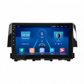 Штатная автомобильная магнитола Lesko Honda Civic 2016+ 2+32GB 4G Premium 9