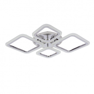 Стельова LED люстра Sunlight 5331/2+2 R хром