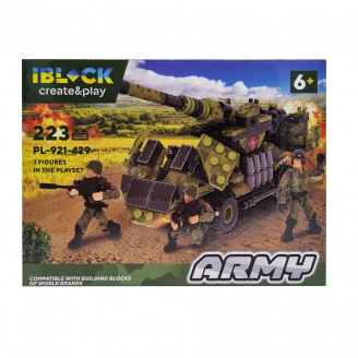 Дитячий конструктор Армія IBLOCK PL-921-429 3 фігурки у комплекті Вид 4