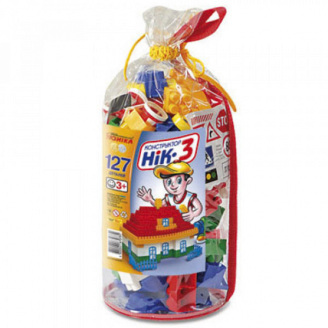 Конструктор дитячий НІК-3 127 деталей Юніка (0781)