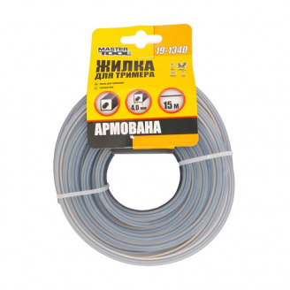 Лісочка для тримера MASTERTOOL армована 4.00 мм 15 м 