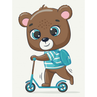 Дитяча картина за номерами BrushMe 
