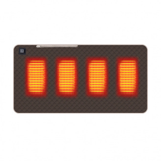 Накидка на крісло Lesko 702 45х90 см Dark Gray 13105-83403