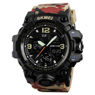 Спортивний годинник Skmei 1155 камуфляж