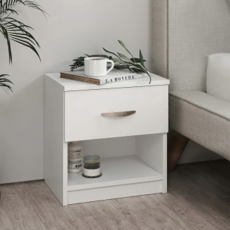 Тумба приліжкова No Brand Tilda 386x295x410 мм Білий (15162343)