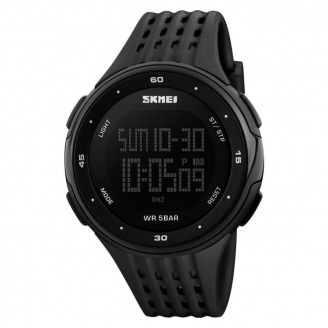 Годинник наручний Skmei 1219 Чорний 1219BK (15903-hbr)