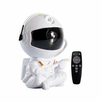 Проектор-нічник Lesko HR-F2 White Астронавт із гітарою 12,5х7,6 см 13059-83040