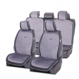Накидки-чохли на сидіння для GEELY GC7 2015- AUAU Polosso Сірий (42789821)