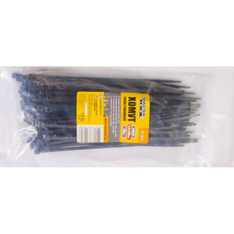 Хомут MASTERTOOL GM 4,8*200 мм чорний 100 шт (20-1854)