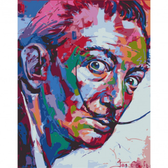 Картина за номерами без підрамника Сальвадор Далі Art Craft 10011-ACNF 40х50 см