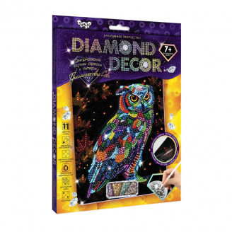 Набір креативної творчості Діамантова сова Danko Toys DD-01-09 