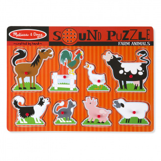 Звуковий пазл для малюків Melissa&Doug