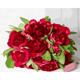 Картина за номерами Art Craft Рубіновий букет 40*50 см 12132-AC