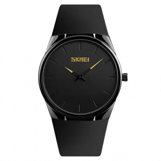 Наручний класичний годинник Skmei 1601S Чорний