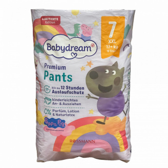 Підгузки-трусики Babydream Premium 7 XXL 17+ кг 16 шт