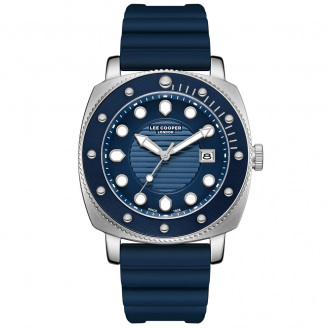 Наручний годинник чоловічий Lee Cooper Neo Сріблястий (3441)