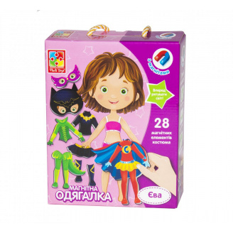 Магнитная одевашка Vladi Toys Ева укр (VT3702-08)