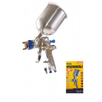 Краскопульт MASTERTOOL HVLP ВБ 600 мл алюминий Ø1.4 мм 160-240 л/мин 3-4 бар тип В 80-8903