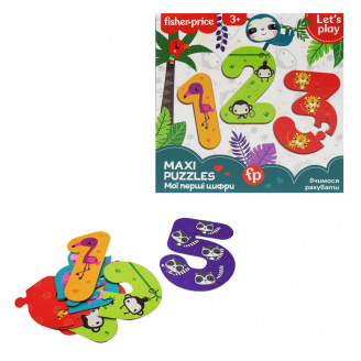 Беби пазлы Vladi Toys Цифры укр (VT1711-07)
