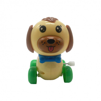Заводная игрушка Собачка Bambi 665 8 см Коричневый
