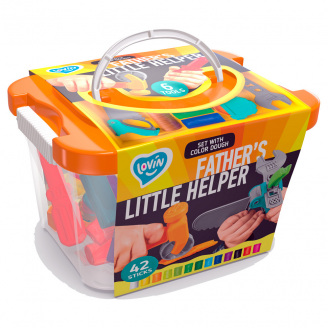 Набор теста для лепки Father's Little Helper ТМ Lovin 41147 42 цвета в боксе