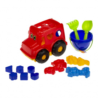 Сортер-автобус Бусик №3 Colorplast 0268 Красный