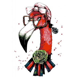 Картина за номерами Rosa Fashion Flamingo 35х45см N00013207