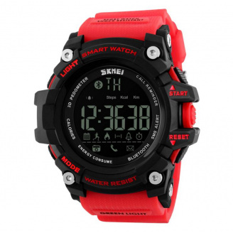 Спортивний годинник з Bluetooth Skmei 1227 red