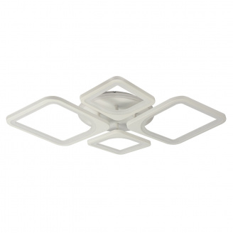 Стельова LED люстра Sunlight 5631/2+2 R білий