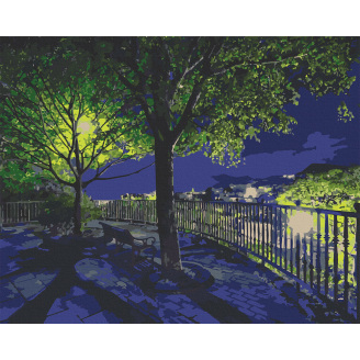 Картина за номерами Art Craft Нічний парк 40х50 см 10585-AC