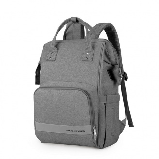 Рюкзак Mark Ryden Supermom MR8703 з кріпленням на коляску 40 х 25 х 17 см Сірий