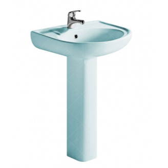 Комплект раковина з ніжкою RAK Ceramics Cynthia Wash Basin 57 см Блакитний (1706405658)