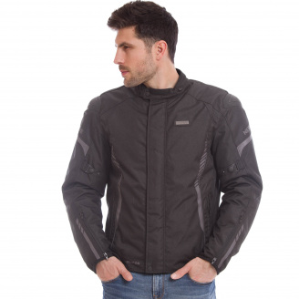 Мотокуртка текстильная с защитой NERVE MS-1189 XXL-50-52 Черный-серый PT1520