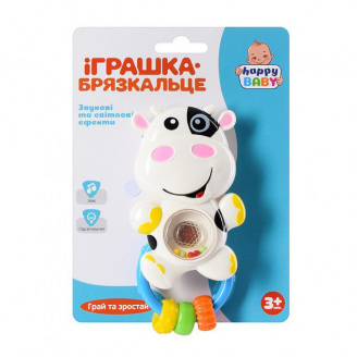 Дитяче брязкальце Limo Toy HB 0018A-B-C-D Корова