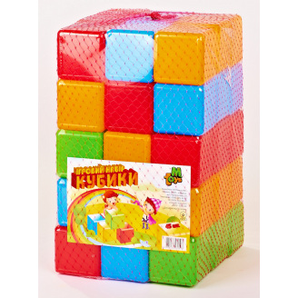 Кубики кольорові MToys 09065 45 шт