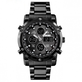 Наручний годинник чоловічий Skmei Molot Limited AllBlack Чорний (2191)