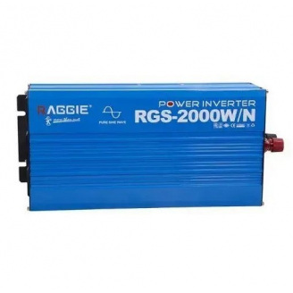 Інвертор Raggie Pure Sine Wave RGS-2000W 12V перетворювач напруги з чистою синусоїдою