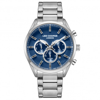 Наручний годинник чоловічий Lee Cooper London Silver Сріблястий (3447)