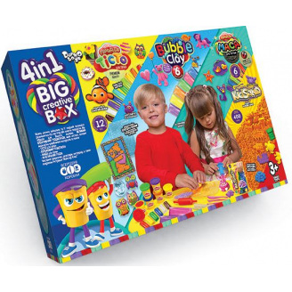 Набір творчої творчості Big Creative Box 4 в 1 укр Dankotoys (BCRB-01-01U)