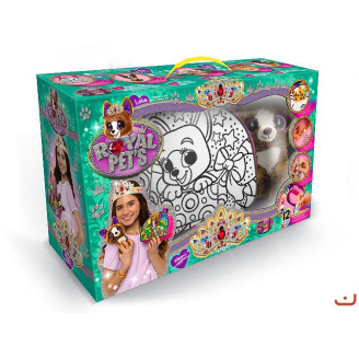 Набір ROYAL PET S сумочка-розмальовка + іграшка Собачка Dankotoys (RP-01-07U)
