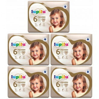 Підгузники Lupilu Premium Extra large 6 15+ кг 190 шт