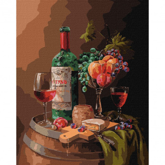 Картина за номерами Романтична вечеря MariaGordeevaART Идейка KHO5659 40x50 см 
