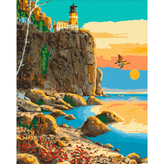 Картина за номерами Art Craft Маяк Спліт - Рок 40х50 см 10570-AC