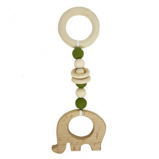Гризунок дерев'яний Mega Zayka MGZ-0410 (Green) Слоник