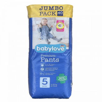 Підгузки-трусики Babylove Premium 5 junior JUMBOPACK 13-20 кг 40 шт