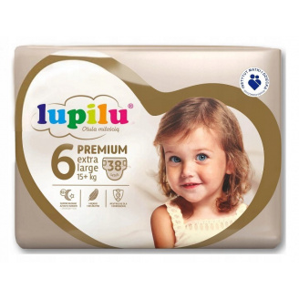 Підгузники Lupilu Premium Extra large 6 15+ кг 38 шт